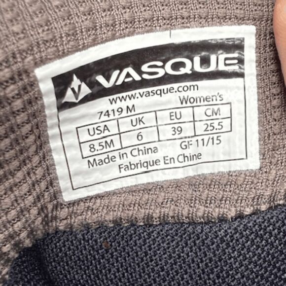 Vasque Women's Talus‎ Mid Ultra Dry Waterproof Leather Hiking Boots Tan Size 8.5 - Picture 2 of 11